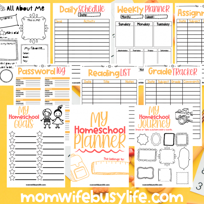 Free homeschool lesson planner template milopaint