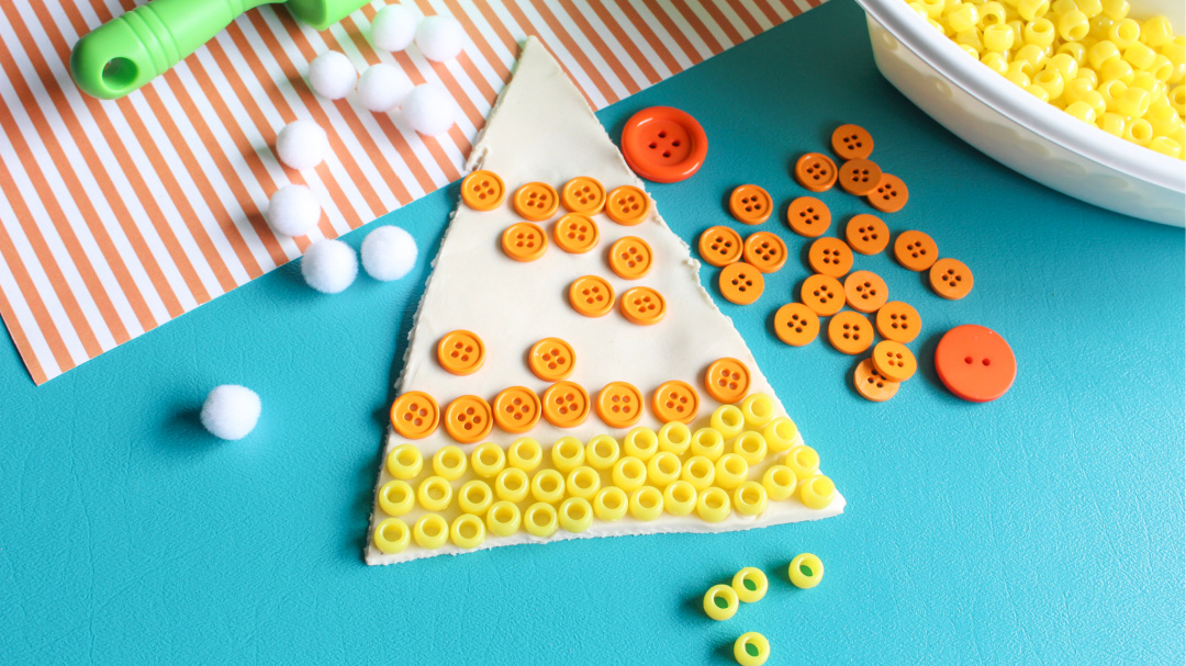 Candy Corn Halloween Craft