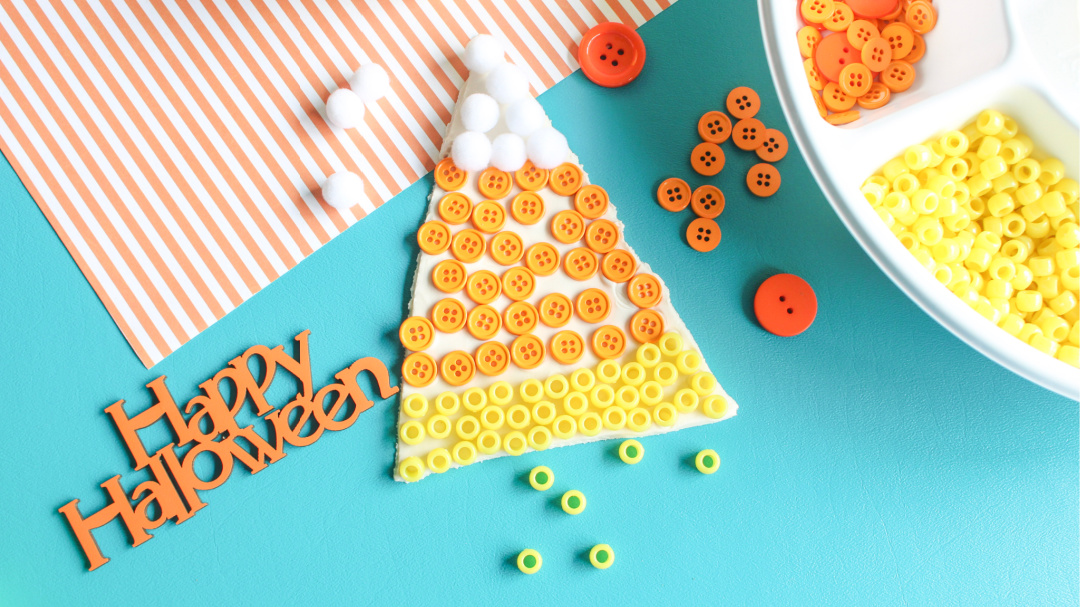 Candy Corn Halloween Craft