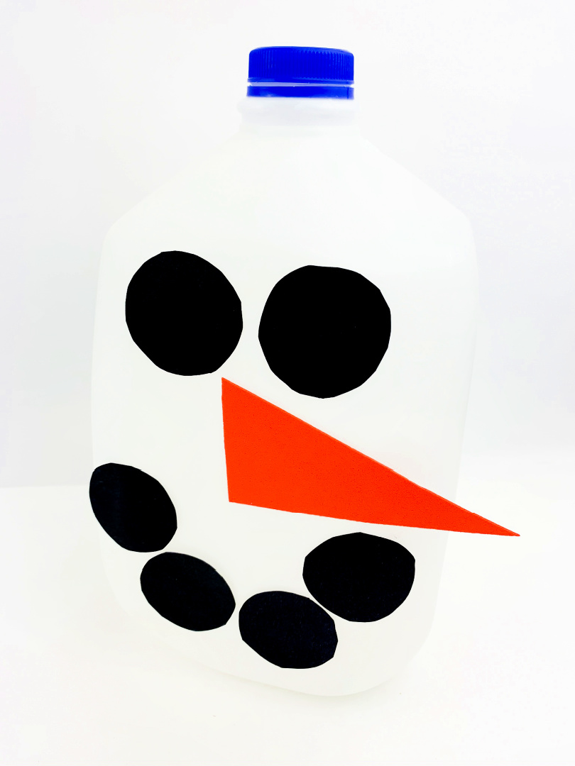 Milk Jug Snowman