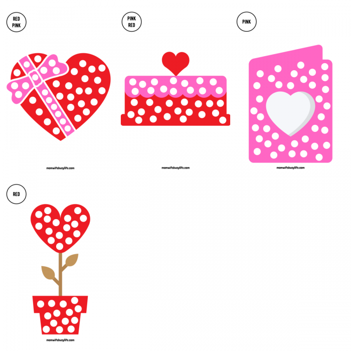 Printable Valentine s Day Q Tip Painting Activity Mom Wife Busy Life 