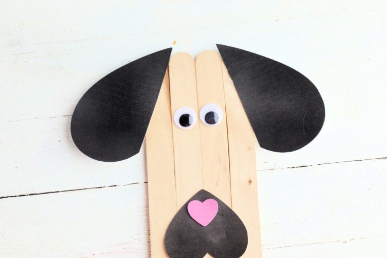 Puppy Dog Popsicle Stick Craft - Mom. Wife. Busy Life.