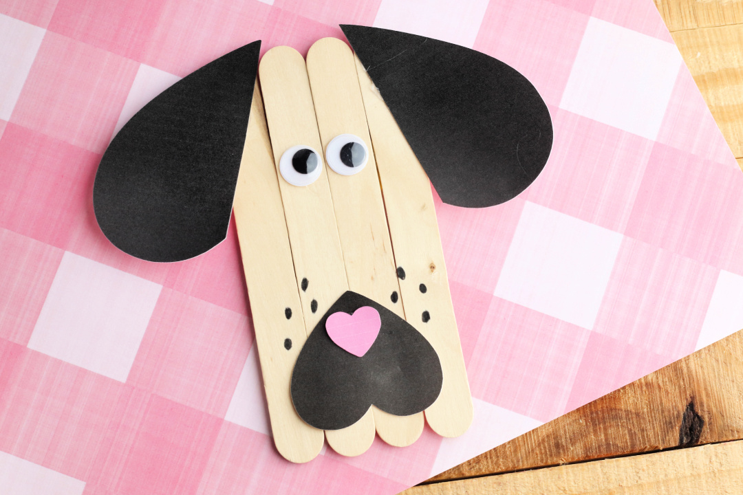 Puppy Dog Popsicle Stick Craft - Mom. Wife. Busy Life.