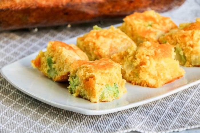 Easy Cheesy Broccoli Cornbread - Mom. Wife. Busy Life.