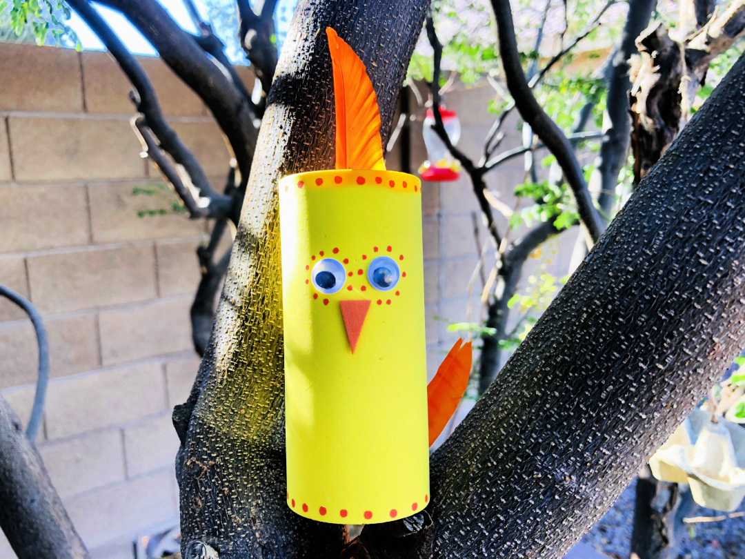 Chicken Toilet Paper Roll Craft