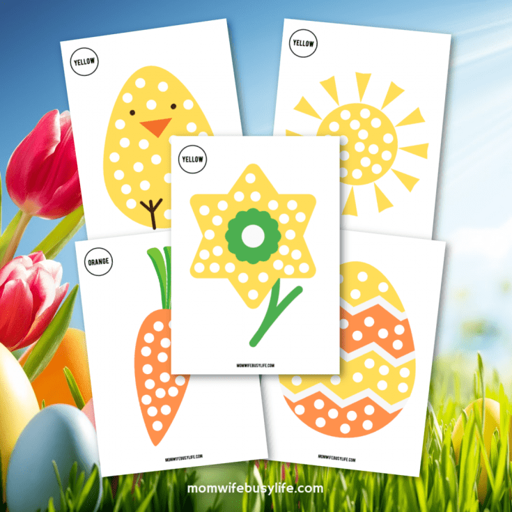 Printable Easter Q-Tip Painting Activity