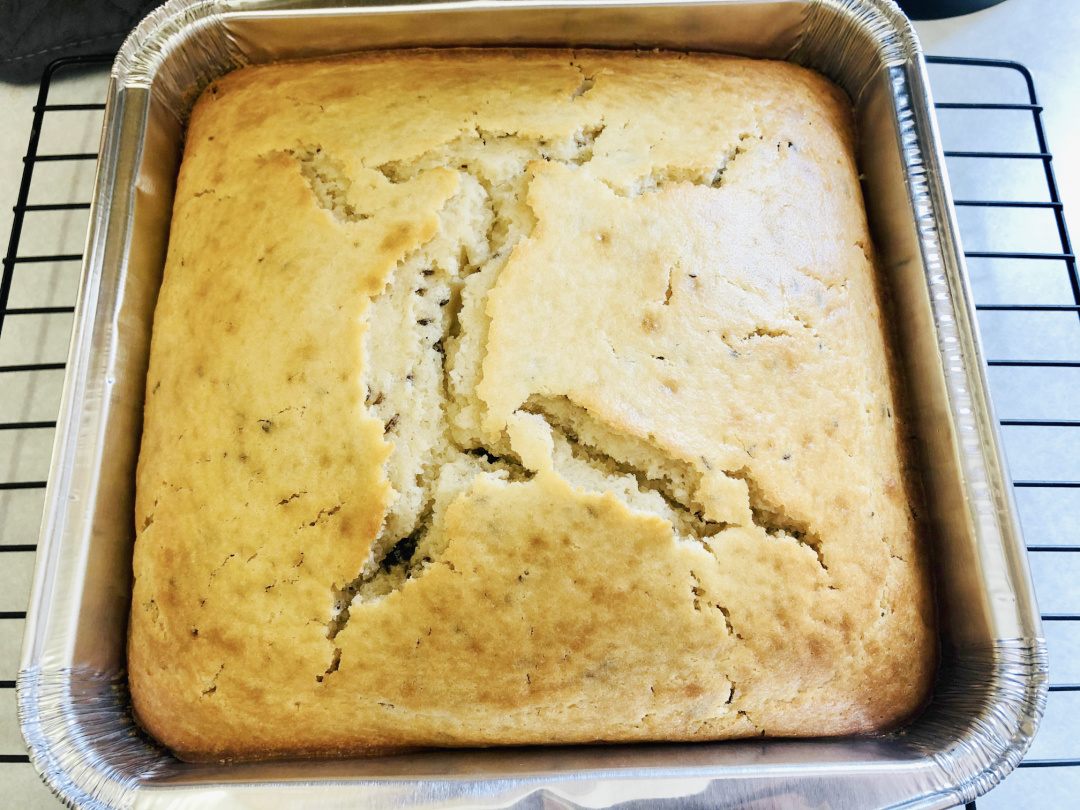 irish bread in a pan