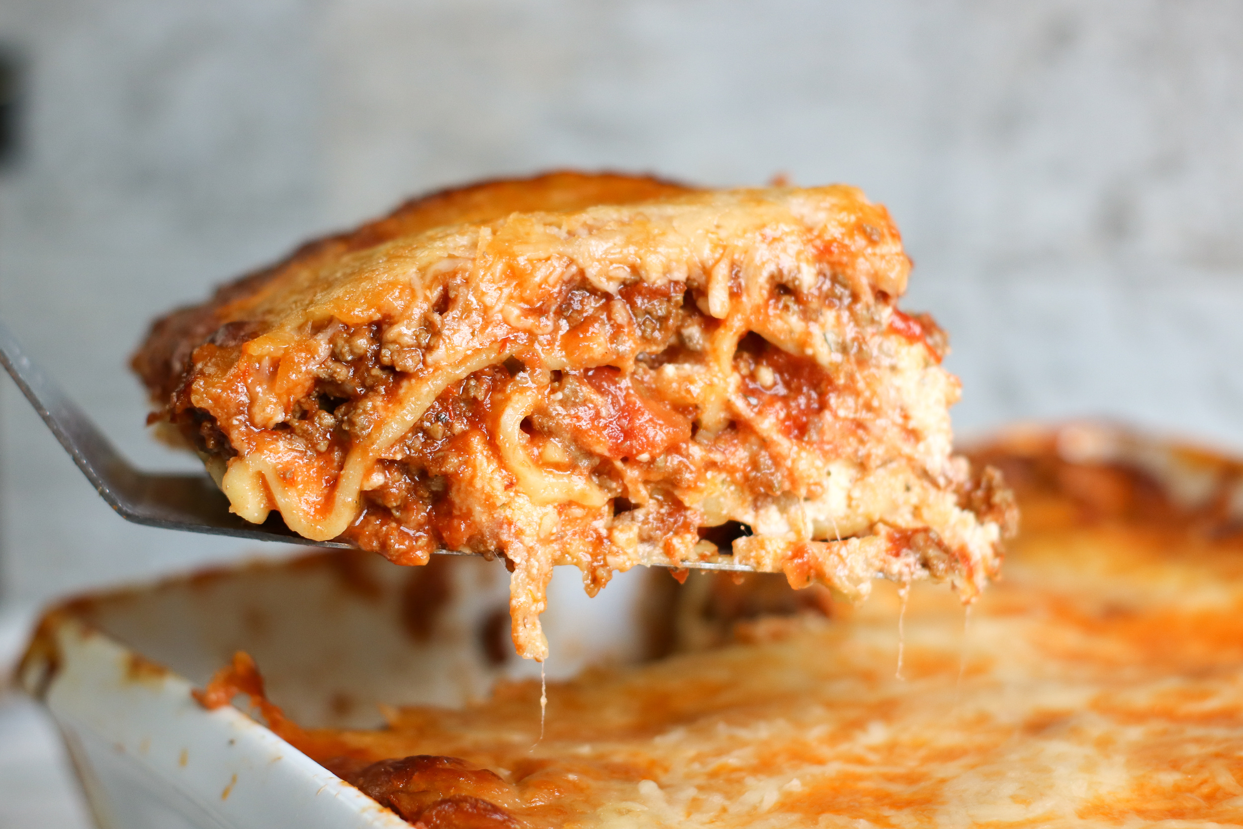 Easy Cheesy Meat Lasagna