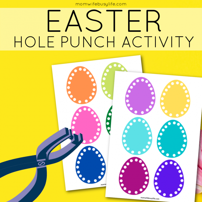 Printable Easter Egg Hole Punch Activity
