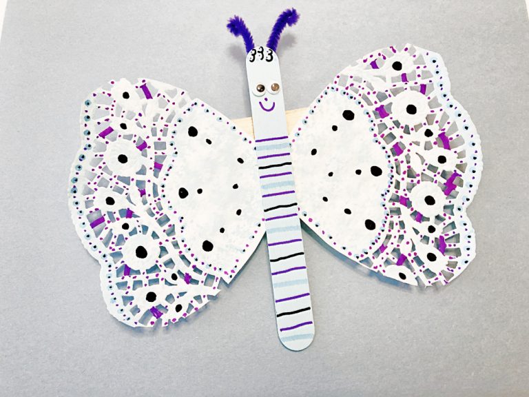 butterfly popsicle stick craft