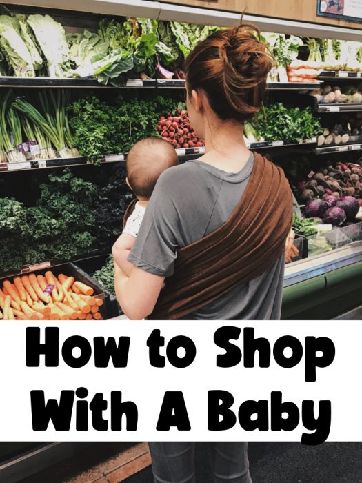 how to shop with a baby