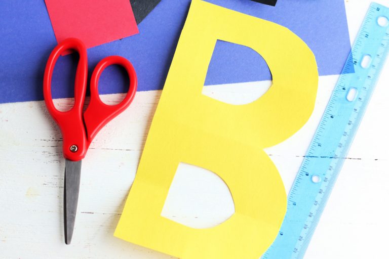 Back To School Bus Letter B Craft For Kids - Mom. Wife. Busy Life.