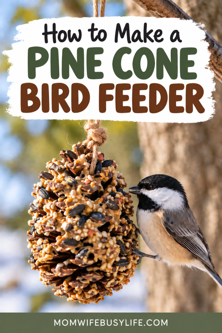 How to Make a Pine Cone Bird Feeder