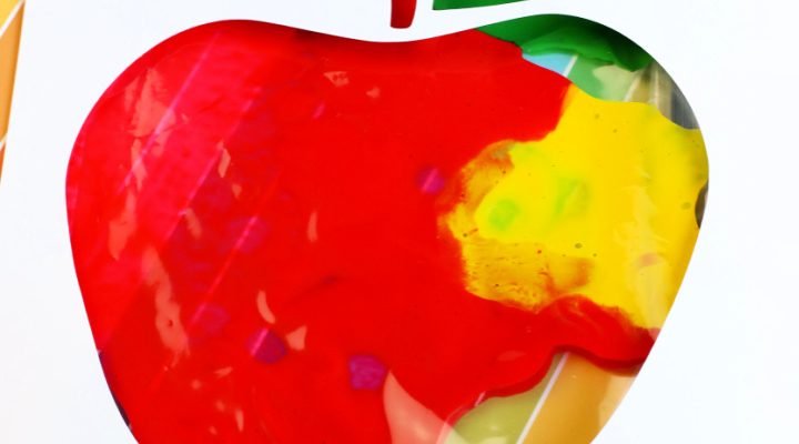 Apple Painting in a Bag Craft