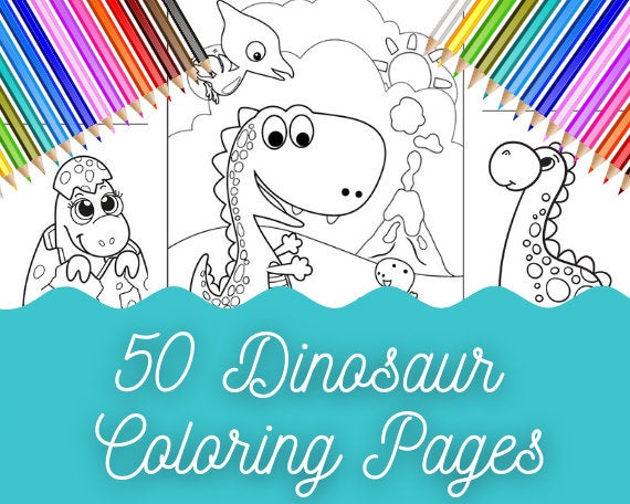 free dinosaur printable coloring pages