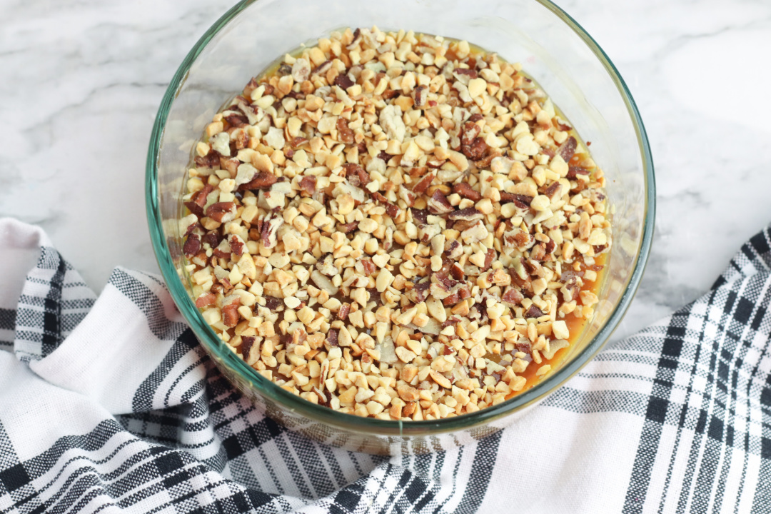 chopped nuts in a bowl