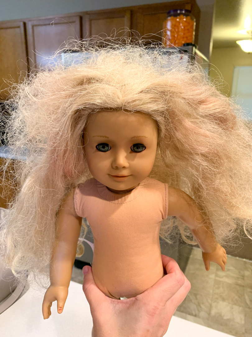 How to Untangle American Girl Doll Hair - Mom. Wife. Busy Life.