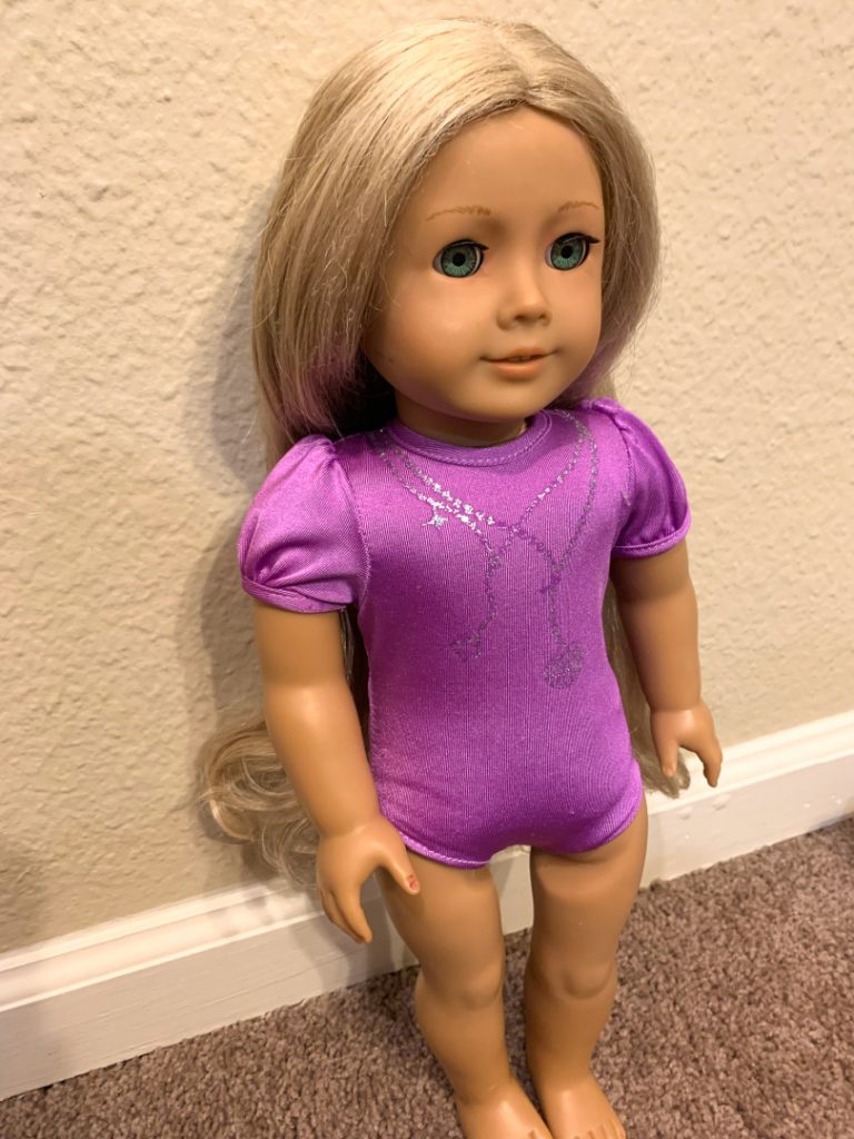 combing american girl doll hair