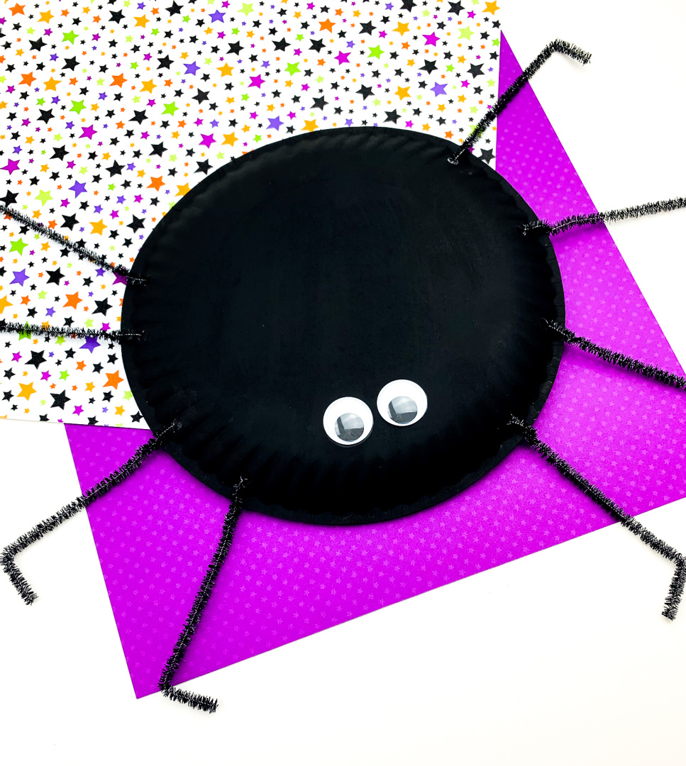 Spider Paper Plate Craft