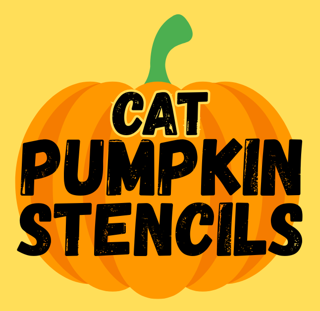 55+ Printable Cat Pumpkin Stencils