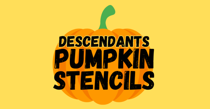Decendants Pumpkin Stencils printables