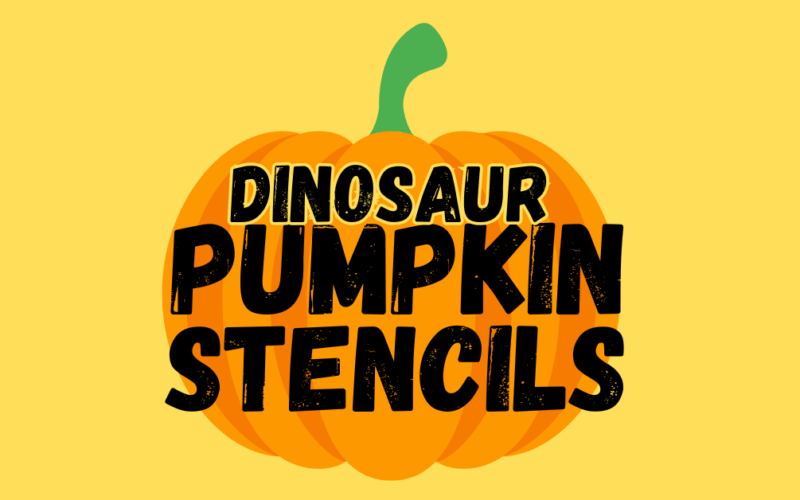 Dinosaur Pumpkin Stencils Printable