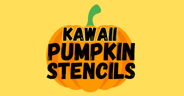 Kawaii Pumpkin Stencils Printable