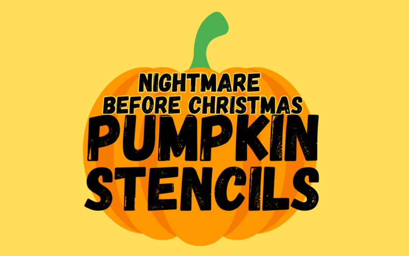 Nightmare Before Christmas Pumpkin Stencils Printable