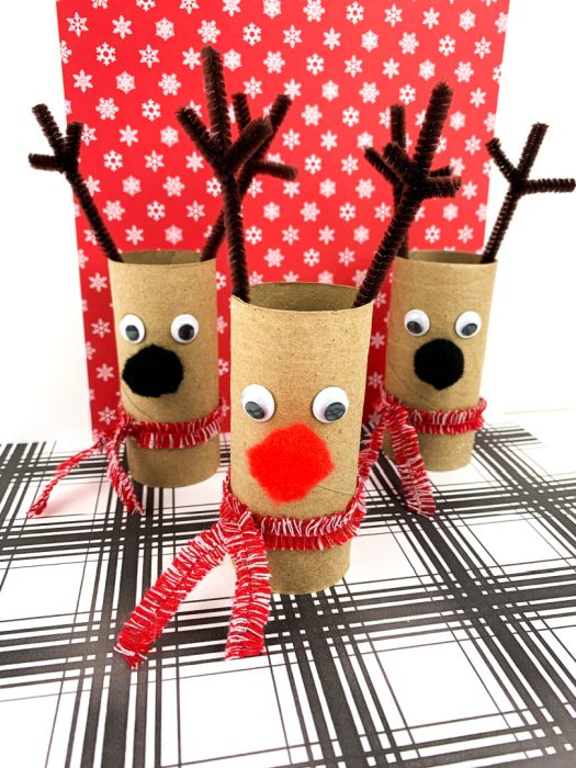 Toilet Paper Roll Reindeer