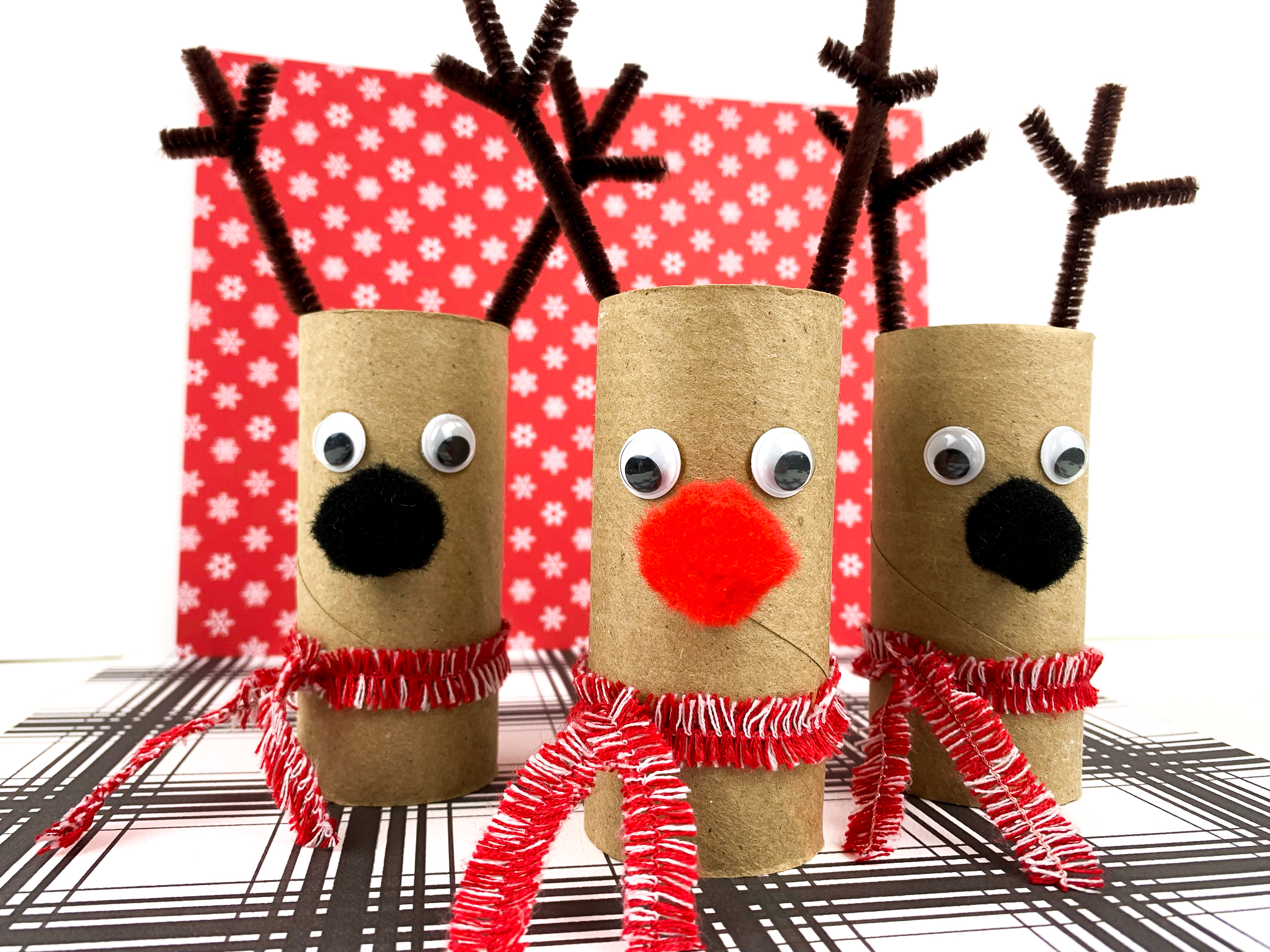 Toilet Paper Roll Reindeer