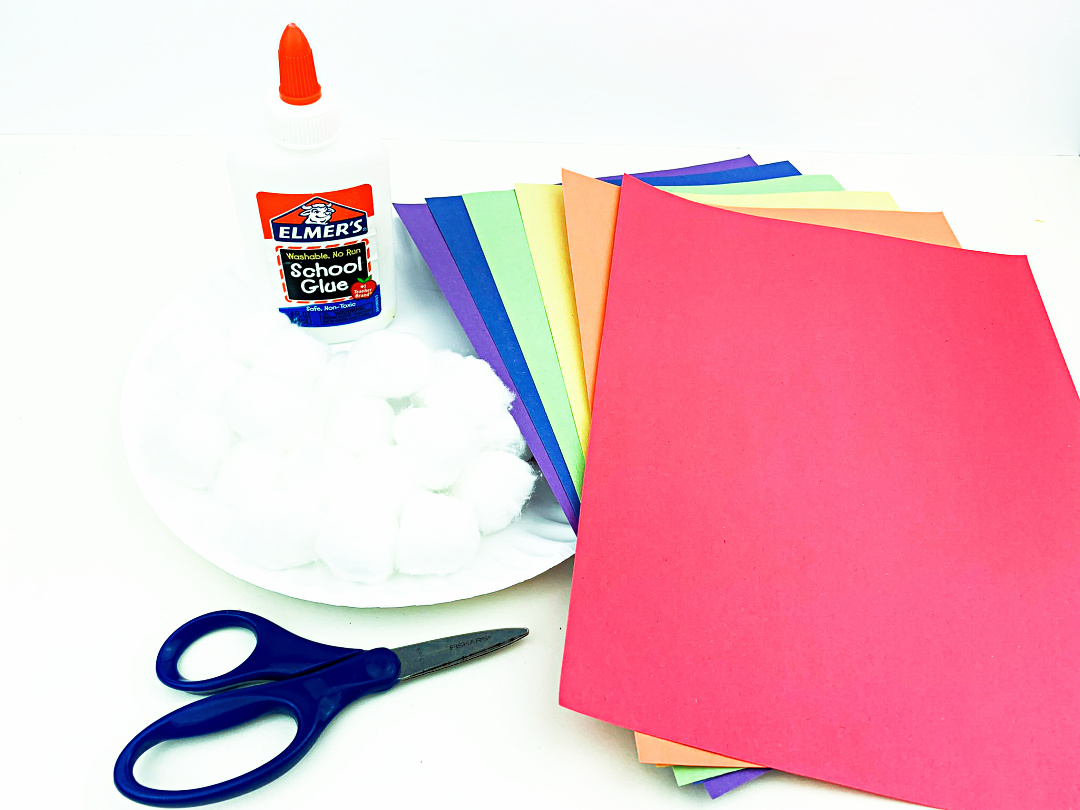 Paper Plate Rainbow Craft