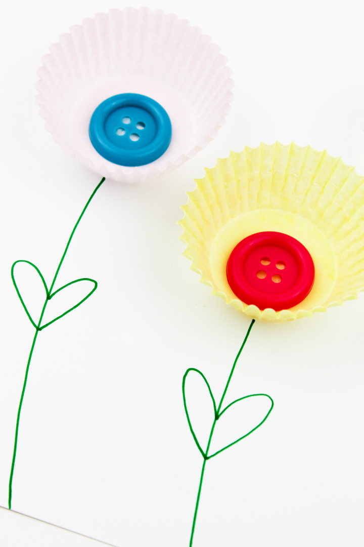 Cupcake Liner Flowers