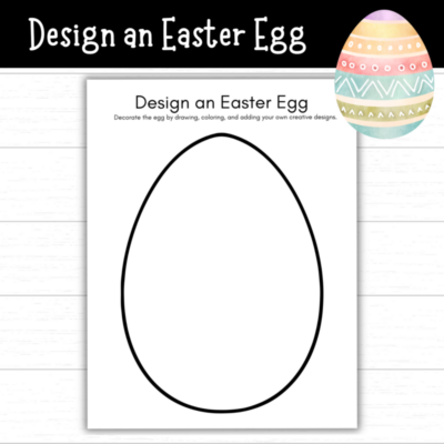 Design Your Own Easter Egg Template - Mom. Wife. Busy Life.