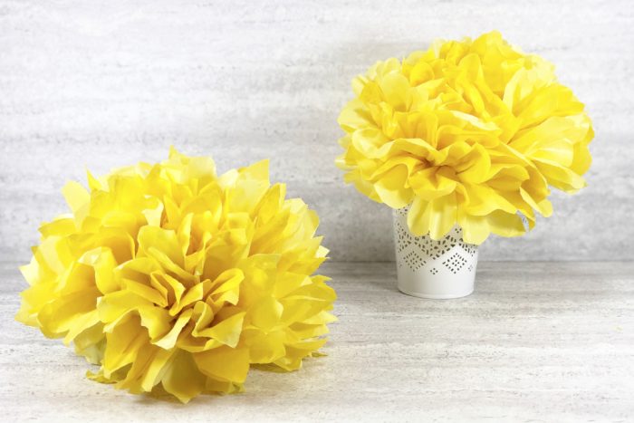 Tissue Paper Flower Craft - Mom. Wife. Busy Life.