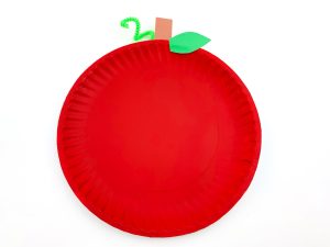 Fall Paper Plate Apple Craft - Mom. Wife. Busy Life.