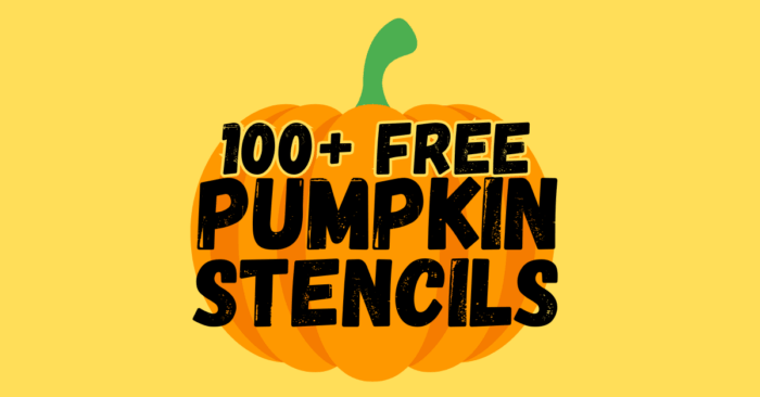 free pumpkin stencil printables