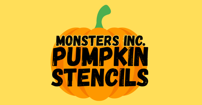 Monsters Inc Pumpkin Stencils