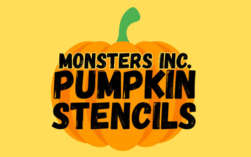 Monsters Inc Pumpkin Stencils