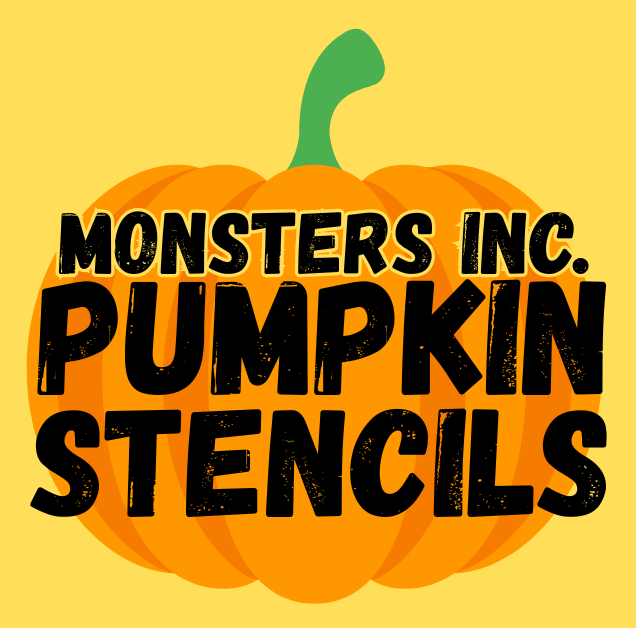 Printable Monsters Inc Pumpkin Stencils