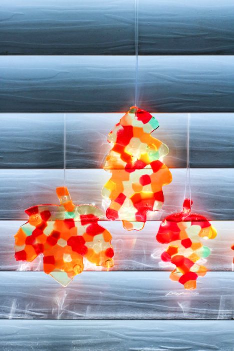 Melted Bead Suncatcher Leaf Craft - Mom. Wife. Busy Life.