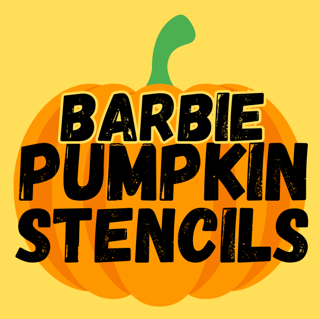 Printable Barbie Pumpkin Stencils