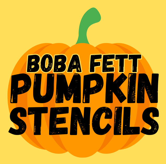 Printable Boba Fett Pumpkin Stencil