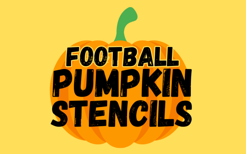 Football Pumpkin Stencils Printable