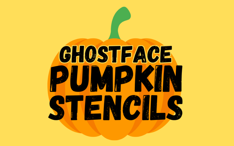 Ghostface pumpkin stencils printable