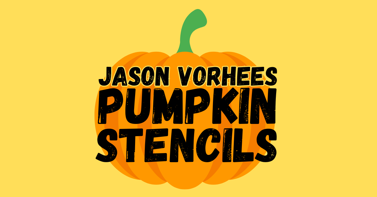 Printable Jason Vorhees Pumpkin Stencil