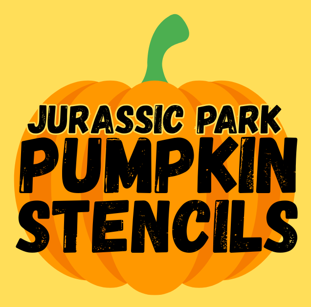 Printable Jurassic Park Pumpkin Stencils