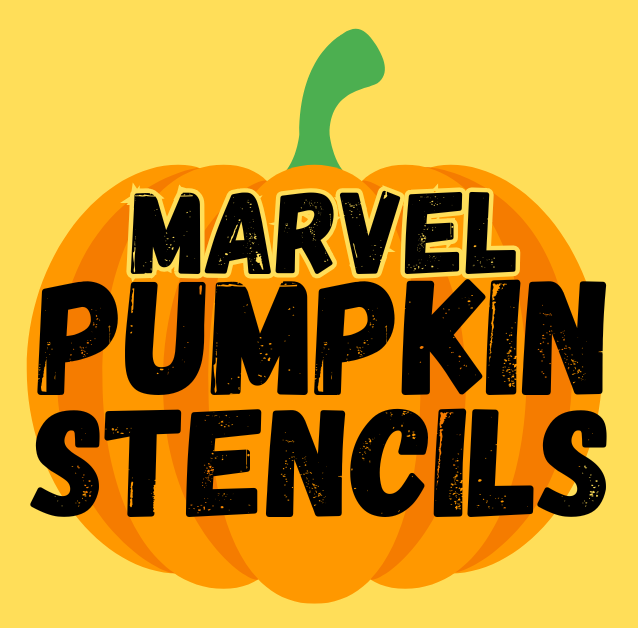 Printable Marvel Pumpkin Stencils
