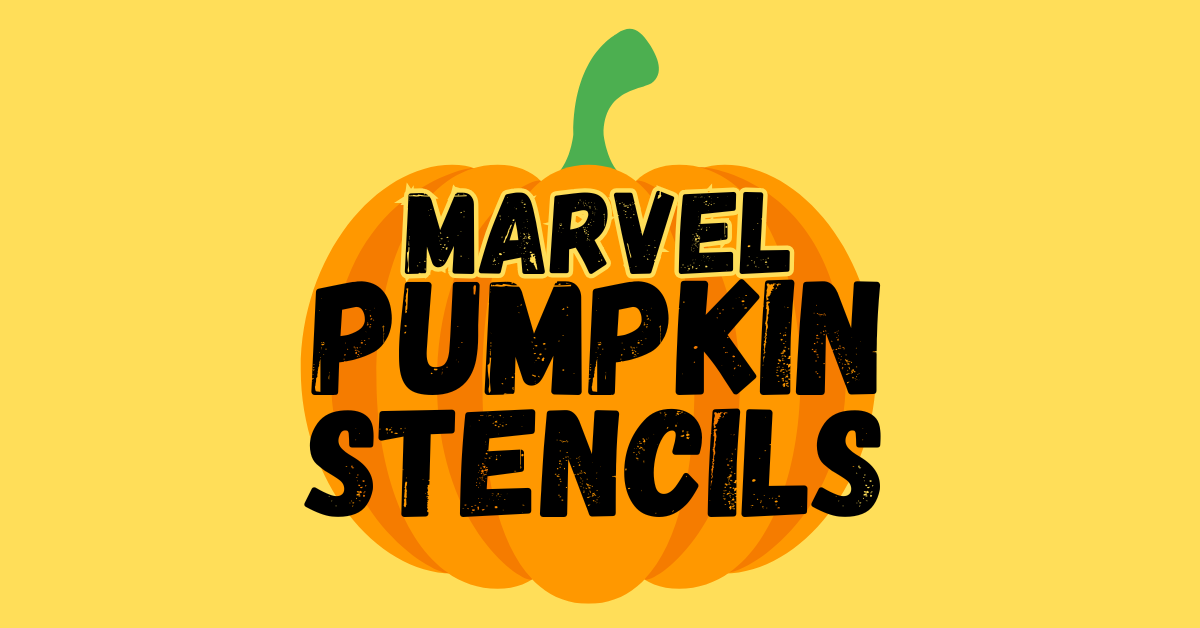 Printable Marvel Pumpkin Stencils