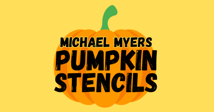 Michael Myers Pumpkin Stencil printable