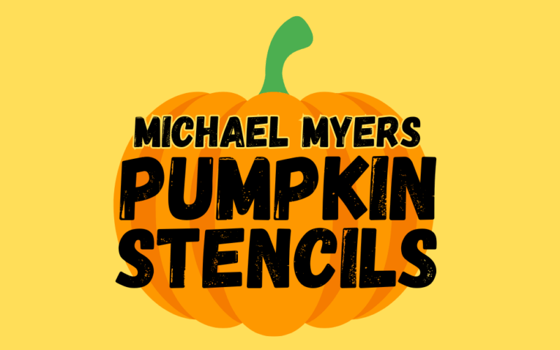 Michael Myers Pumpkin Stencil printable